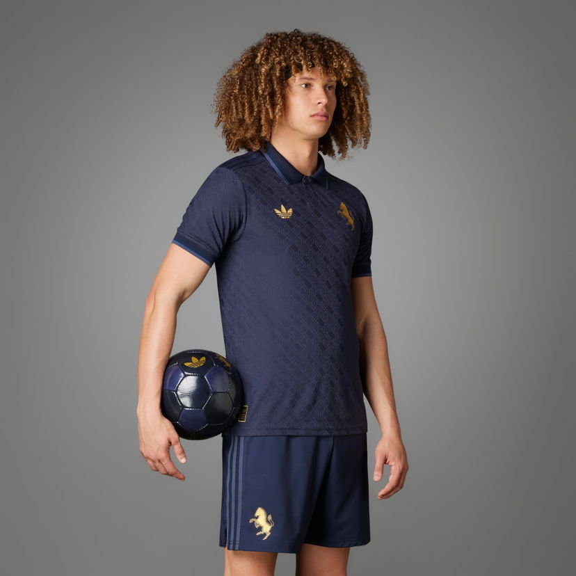 Polo tričko adidas Performance Authentic Soccer Jersey Modrá | IY5252