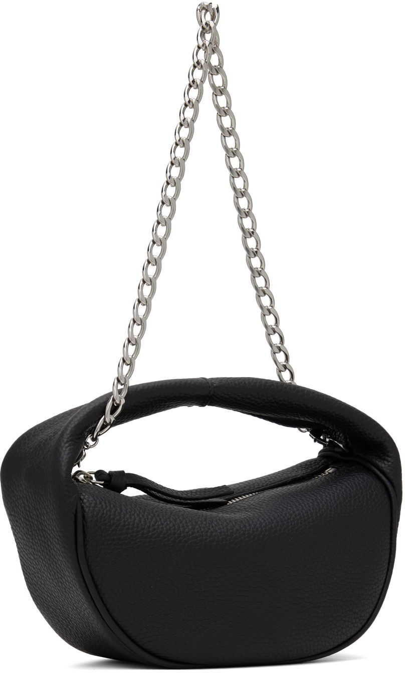 Kabelka BY FAR Leather Baby Cush Shoulder Bag Čierna | 21SSBCUSSBLFLTMED, 1