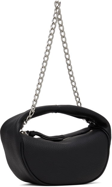 Kabelka BY FAR Leather Baby Cush Shoulder Bag Čierna | 21SSBCUSSBLFLTMED, 1