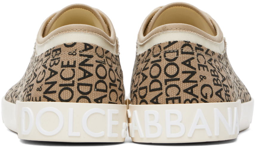 Tenisky a topánky Dolce & Gabbana Portofino Vintage Béžová | CS2239AR851, 1