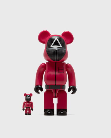 Zberateľské Medicom Toy SQUID GAME SOLDIER 2-PACK 100% and 400% BE@RBRICK set Červená | MED1104, 0