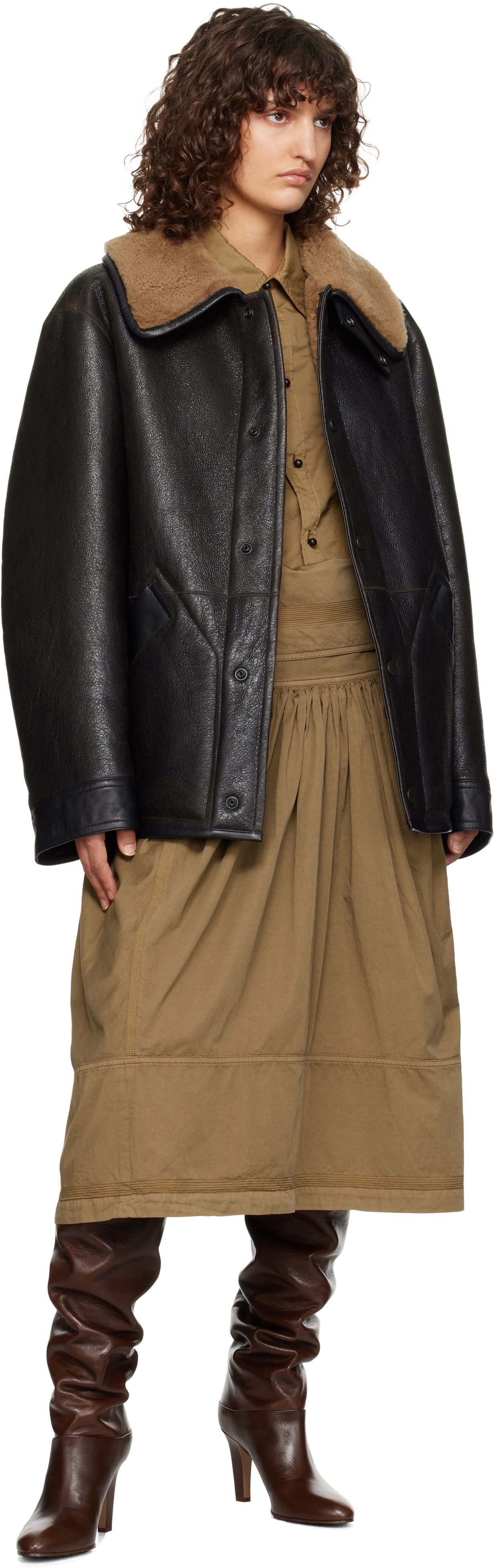 Shearling Oversized Jacket