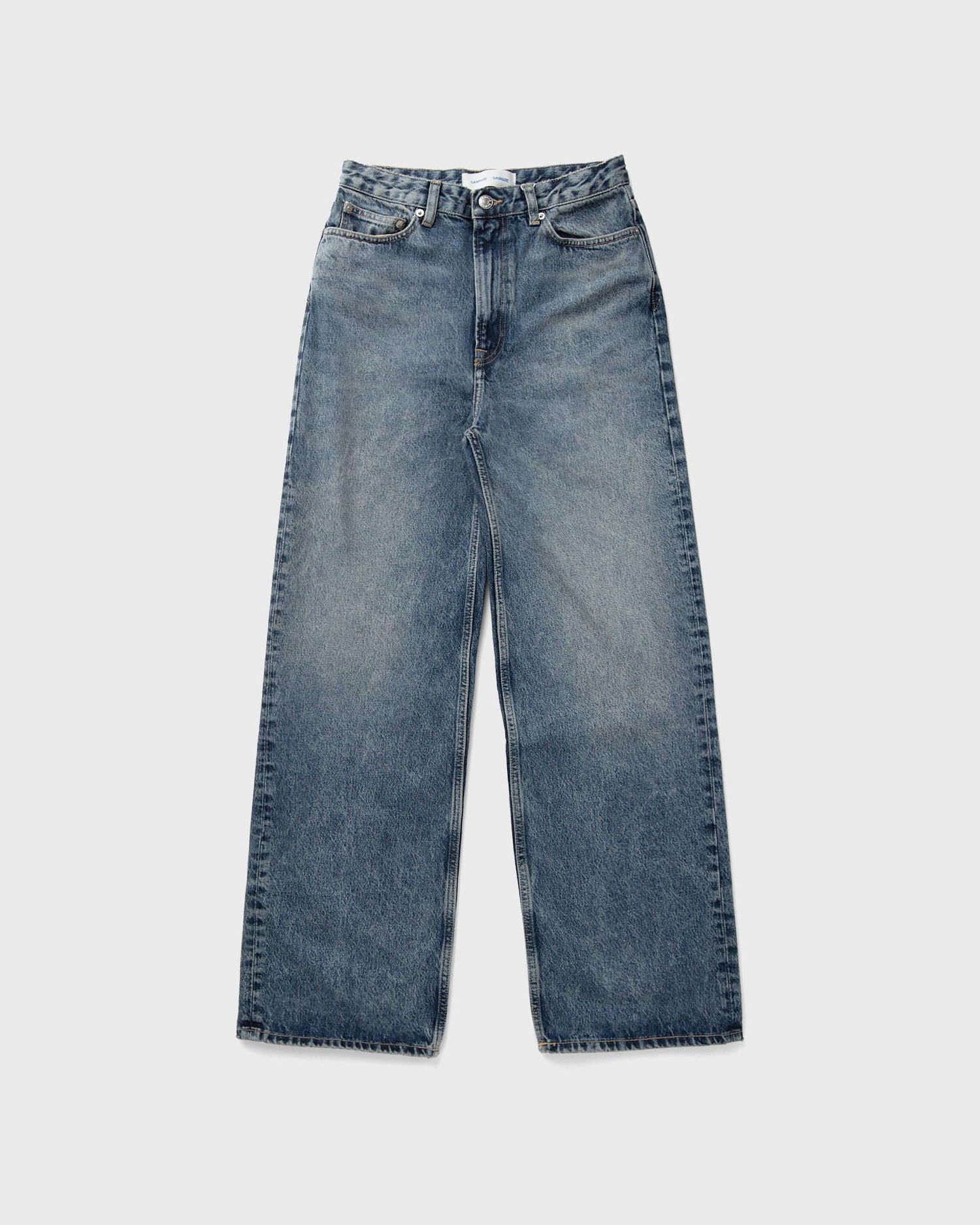 Džínsy Samsoe Samsoe Sashelly Wide Leg Jeans Modrá | F25100163-MORNING-SKY, 1