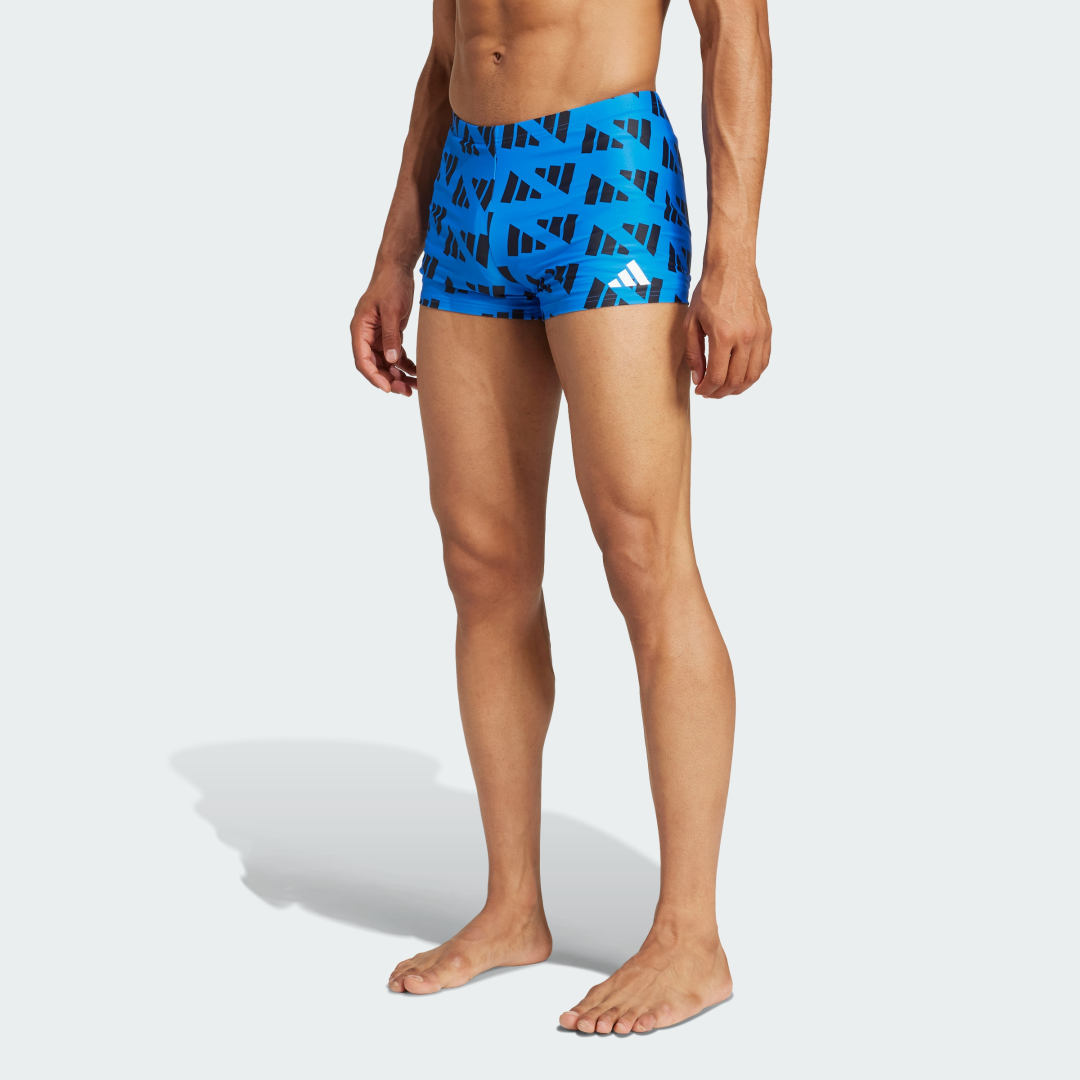 Plavky adidas Performance Graphic Print 2-Inch Swim Trunks Modrá | JE8549, 0