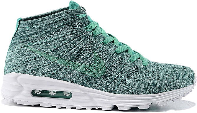 Tenisky a topánky Nike Lunar Max Flyknit Chukka Hyper Turquoise Modrá | 645009-331, 0