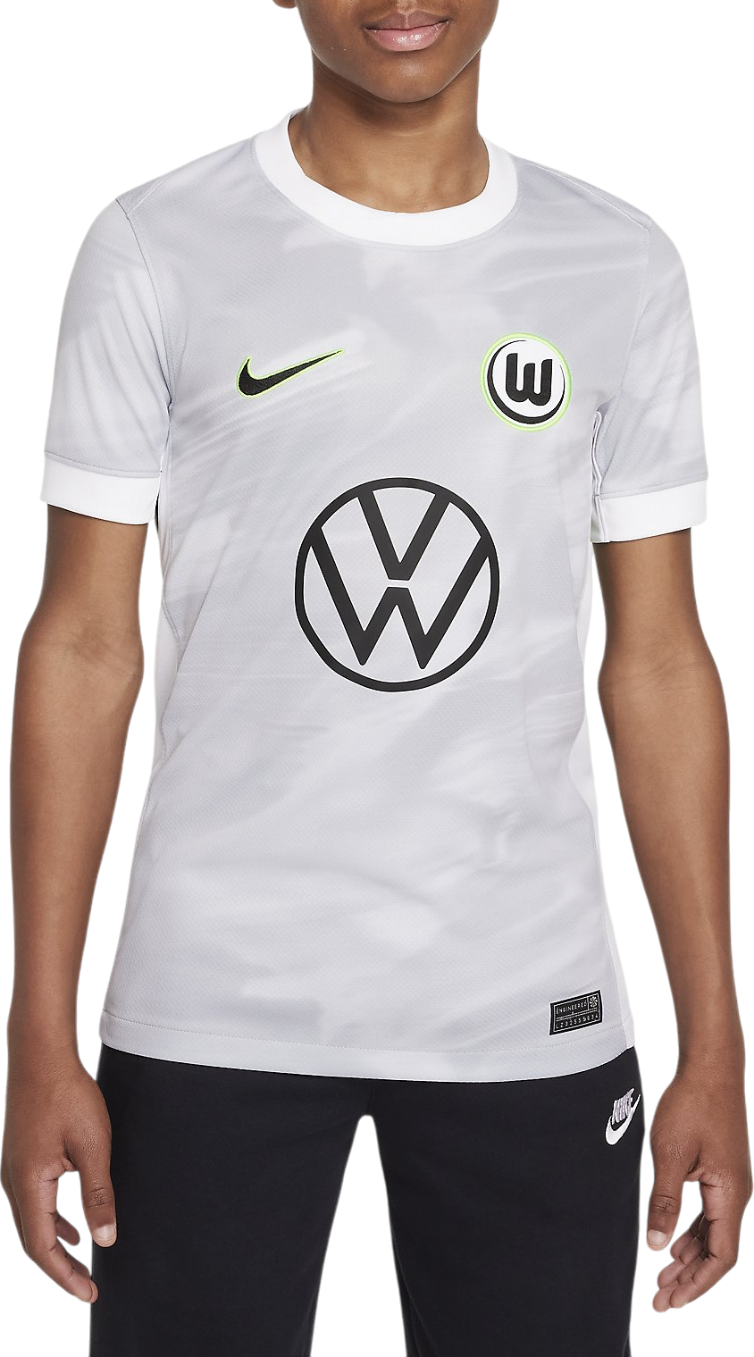 Dres Nike Wolfsburg 2025/26 Stadium Home Kids' Soccer Jersey Biela | hq0953-100, 0