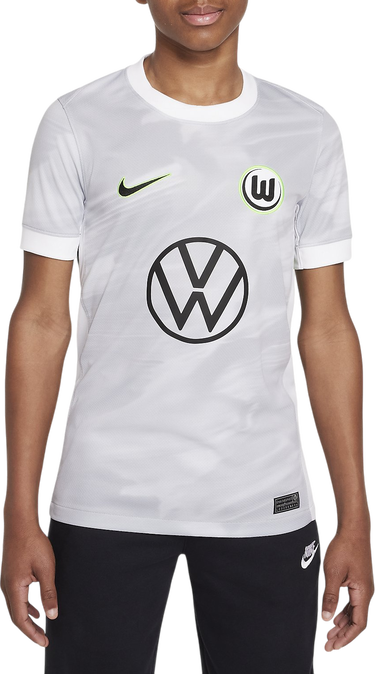Dres Nike Wolfsburg 2025/26 Stadium Home Kids' Soccer Jersey Biela | hq0953-100, 0