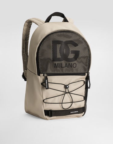 Batoh Dolce & Gabbana Dolce & Gabbana Nylon DG Logo Backpack Béžová | EM0144AM4768B150, 1