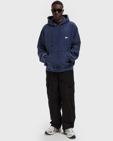 Mikina Patta Classic Acid Washed Hooded Sweater Modrá | POC-AW25-2050-329-0005-204, 2