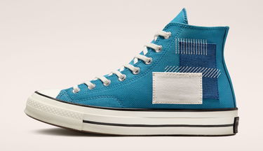 Tenisky a topánky Converse Chuck 70 High Patchwork Modrá | A00733C, 2