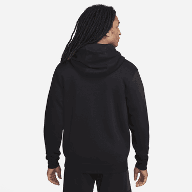 Mikina Nike Sportswear Hybrid Full-Zip Fleece Hoodie Čierna | FB1431-010, 2