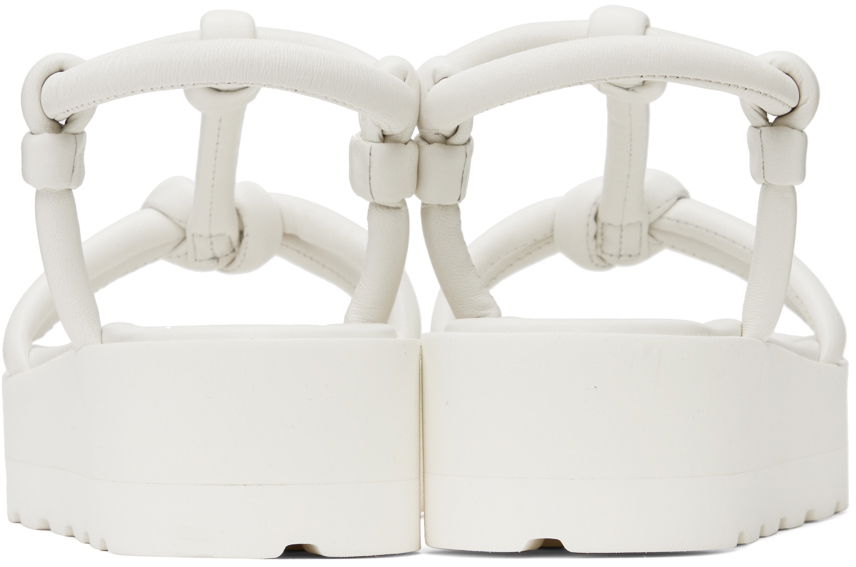 Tenisky a topánky Gianvito Rossi Marine Flat Sandals Biela | G32246.05GOM.NAP, 1