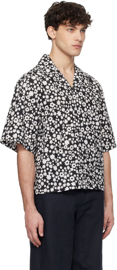 Košeľa Marni Marni Pop Fields Motif Shirt Čierna | CUMU0330S2 UTC463, 1