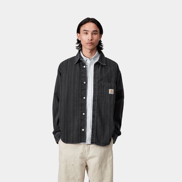 Košeľa Carhartt WIP Carhartt WIP Rylan Stripe Shirt Jacket Čierna | I035567_4, 0