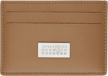 Peňaženka Maison Margiela MM6 Maison Margiela Leather Card Holder Hnedá | SA5UI0013 P7258, 0