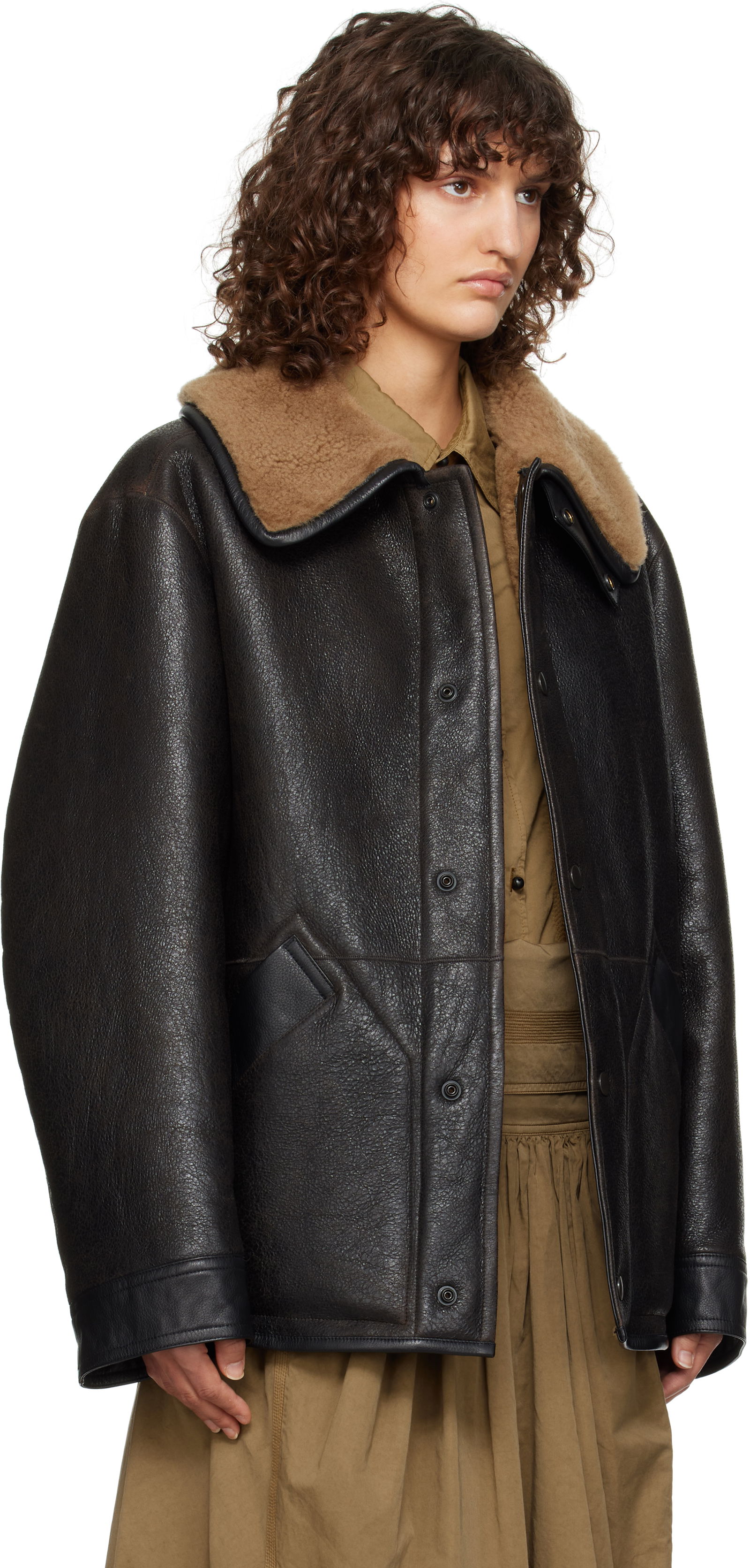 Shearling Oversized Jacket