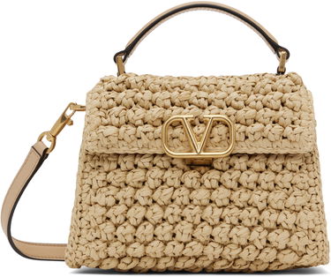 Kabelka Valentino Valentino Garavani VSling Mini Crochet Raffia Bag Béžová | 6W2B0G97USZ, 0