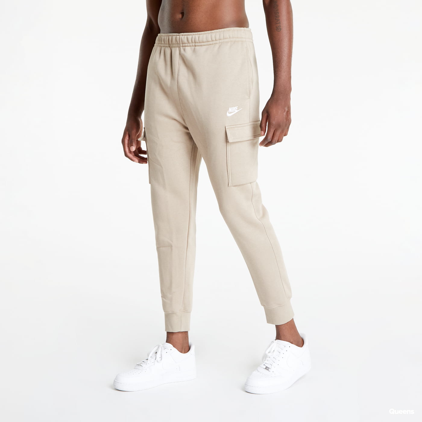 Cargo nohavice Nike Fleece Cargo Trousers Béžová | cd3129-247, 0
