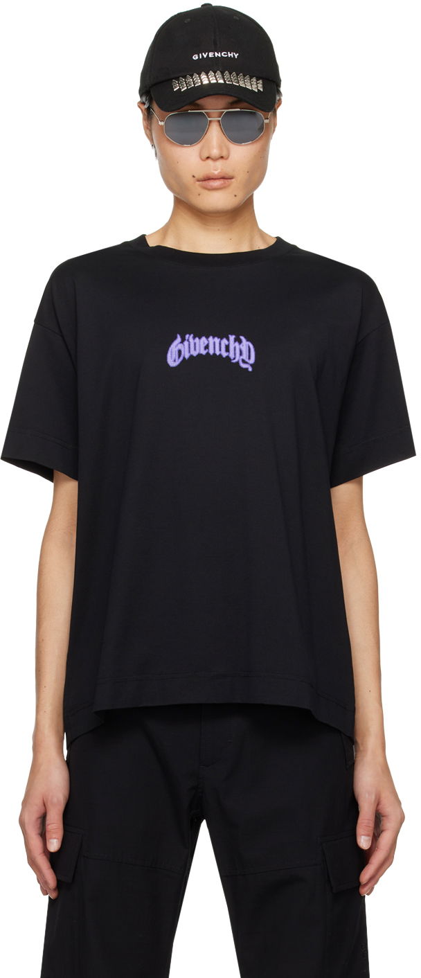 Tričko Givenchy Bonded T-Shirt Čierna | BM71JB3YJM001