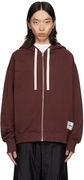 Jil Sander Logo Patch Zip Hoodie
