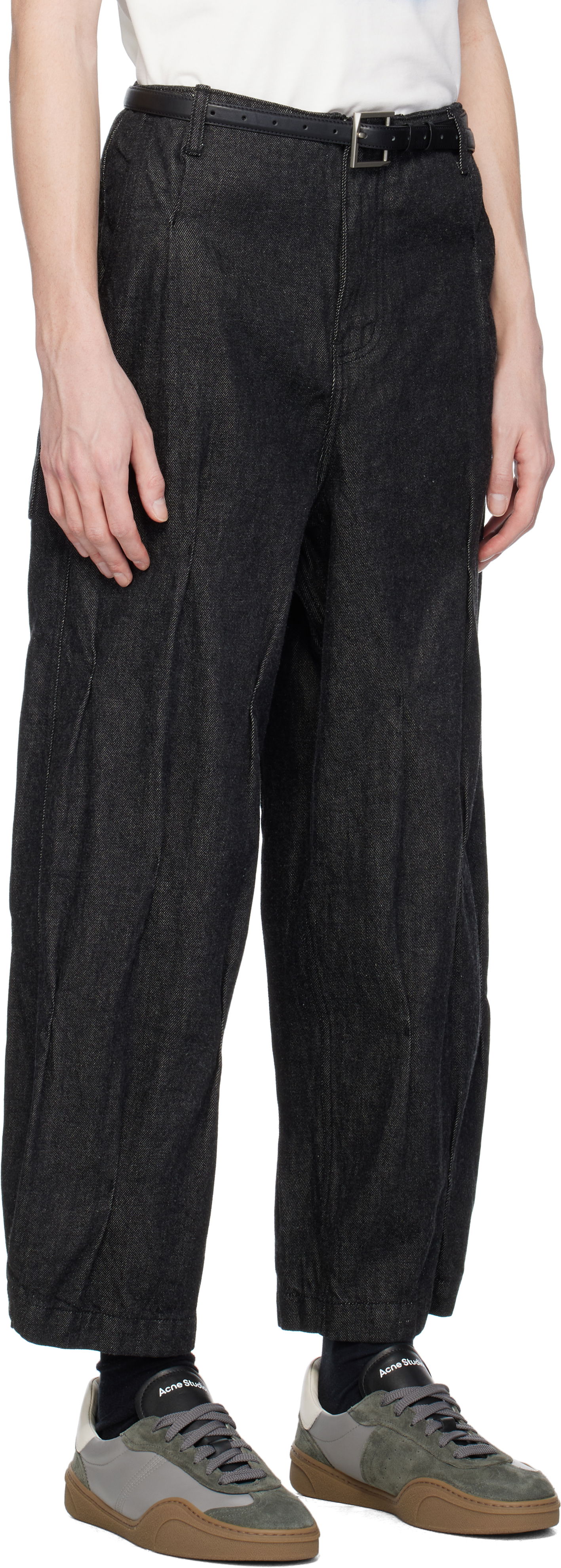 Džínsy ADER ERROR ADER error 0103 Wide Leg Jeans Čierna | BO01SSJE0103BK, 1