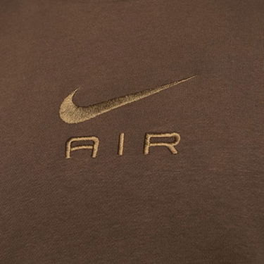 Mikina Nike Air Women's Corduroy Fleece Turtleneck Top Hnedá | DQ6924-259, 3