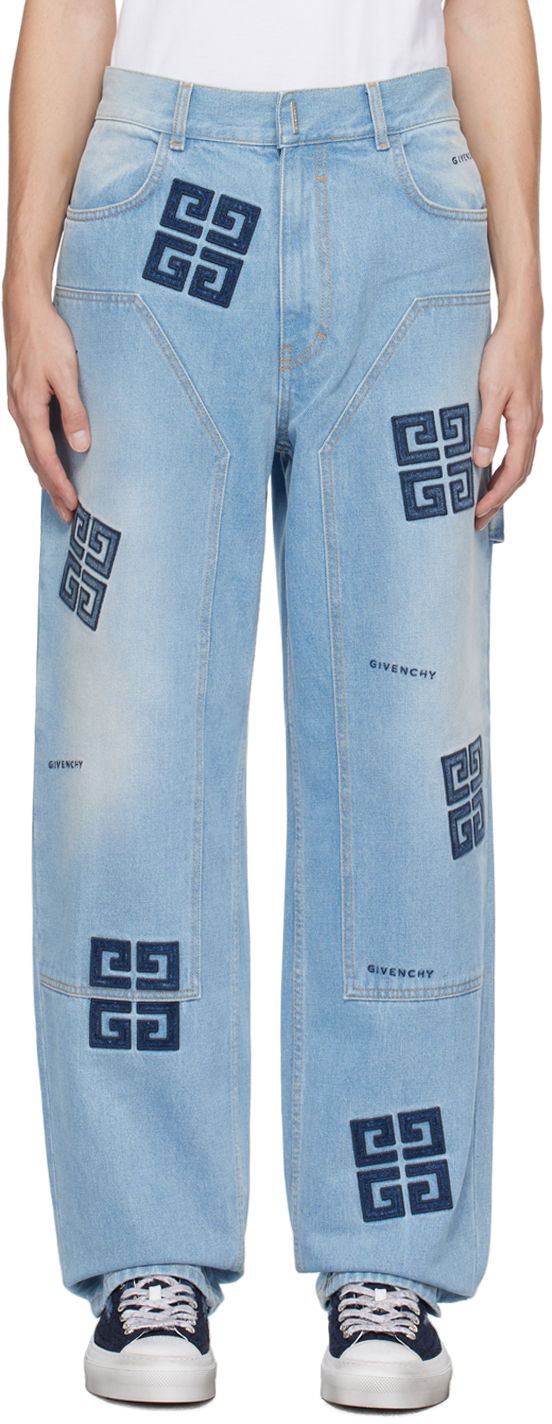 Givenchy Embroidered Carpenter Jeans