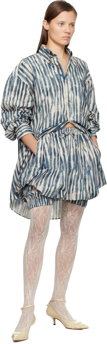Košeľa Vivienne Westwood Vivienne Westwood Cotton Poplin Hand-Painted Stripe Oversized Shirt Rôznofarebný | 35010021-W018R-, 3