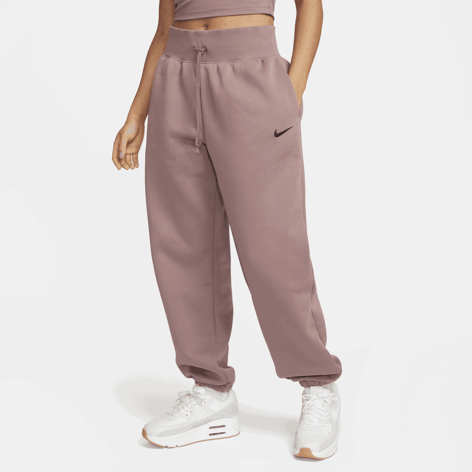 Tepláky Nike Sportswear Phoenix Fleece Ružová | DQ5887-208, 1