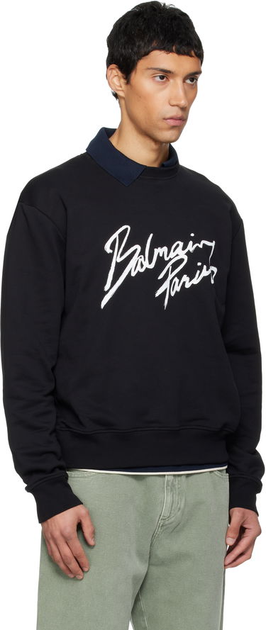 Mikina Balmain 'Balmain Paris' Sweatshirt Čierna | FH2JQ120BD27, 1