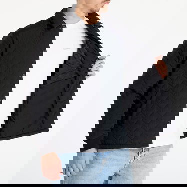 Bunda Urban Classics Quilted Overshirt Jacket Čierna | TB7630-00007, 3