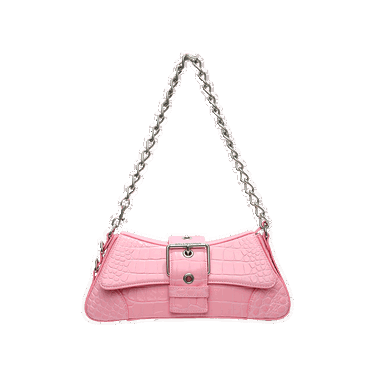 Taška cez rameno Balenciaga Small Lindsay Shoulder Bag Ružová | 701141 210C9 5812, 0