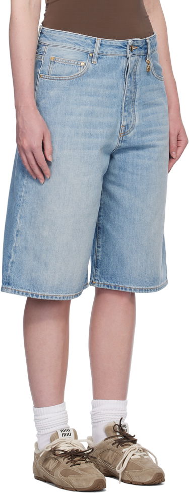 Šortky AMIRI AMIRI Faded Denim Shorts Modrá | AWDNSH1006, 1