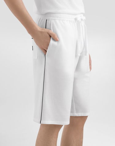 Šortky Dolce & Gabbana Dolce & Gabbana Cotton Piqué Shorts Biela | GV5MAZHU7UTW0800, 3