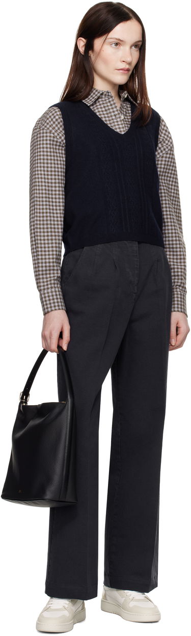 Taška cez rameno A.P.C. Leather Shoulder Bag Čierna | PXCBL-F61902, 3