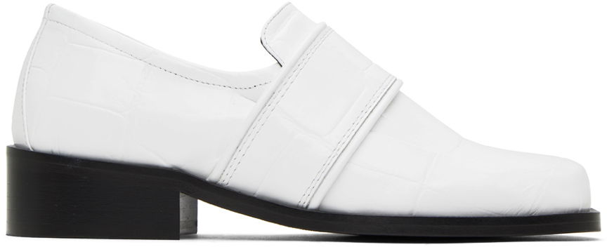 Tenisky a topánky BY FAR BY FAR Cyril Loafers Biela | 23PFCYRLWHMCEL, 0