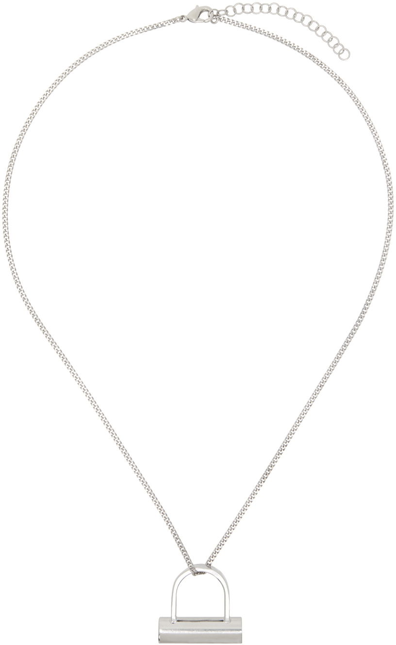 Náhrdelník Maison Margiela Bolt Necklace Metalická | SM7UU0072 P7065