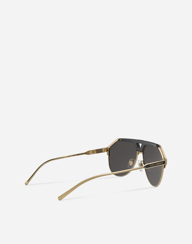 Slnečné okuliare Dolce & Gabbana Gold-Tone Aviator Sunglasses Čierna | VG2257VM4879V000, 3