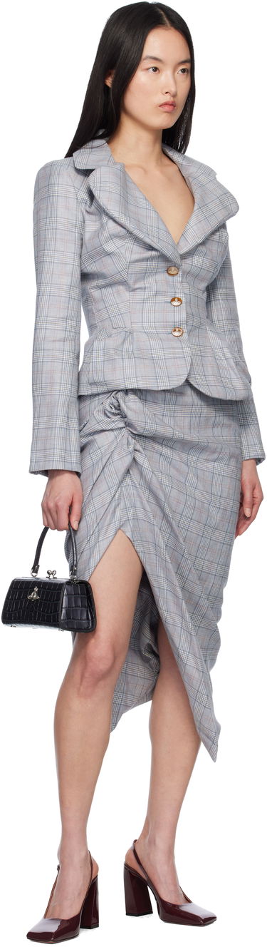 Súprava Vivienne Westwood Vivienne Westwood Drunken Prince of Wales Check Blazer Modrá | 1401007G-W013L-, 3