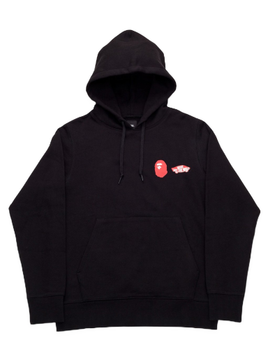 Mikina BAPE Vans x Pullover Fleece Hoodie Čierna | 001PPH731905_BLK