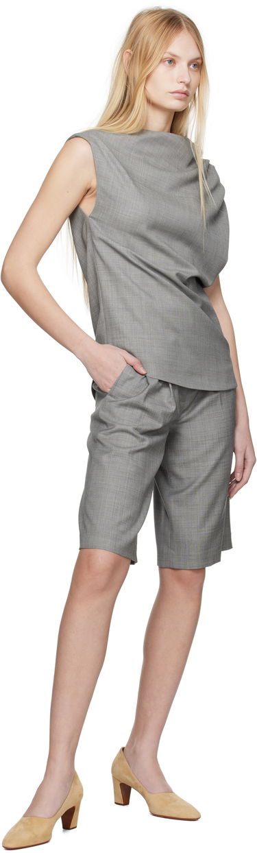 Šortky Loulou de Saison Loulou de Saison Soan Shorts Šedá | SOAN, 3