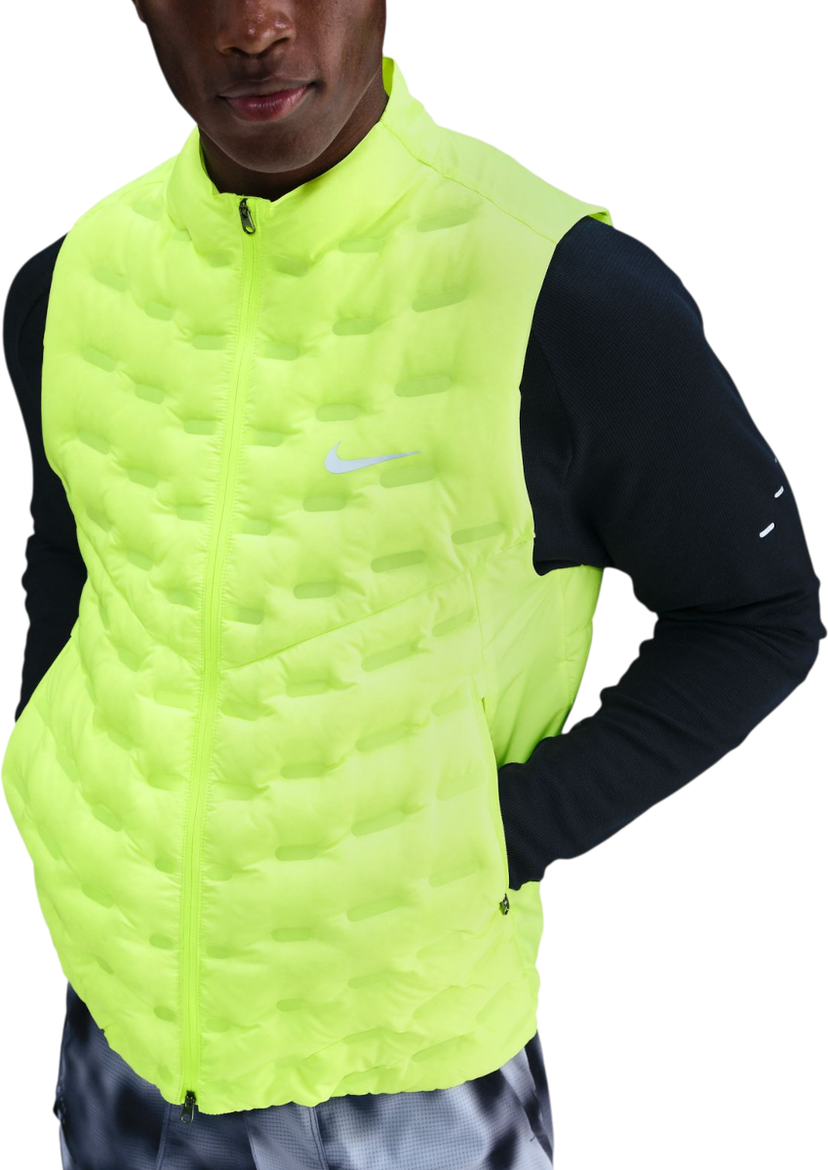 Vesta Nike Padded Running Vest Therma-FIT ADV Repel AeroLoft Žltá | fb7542-702