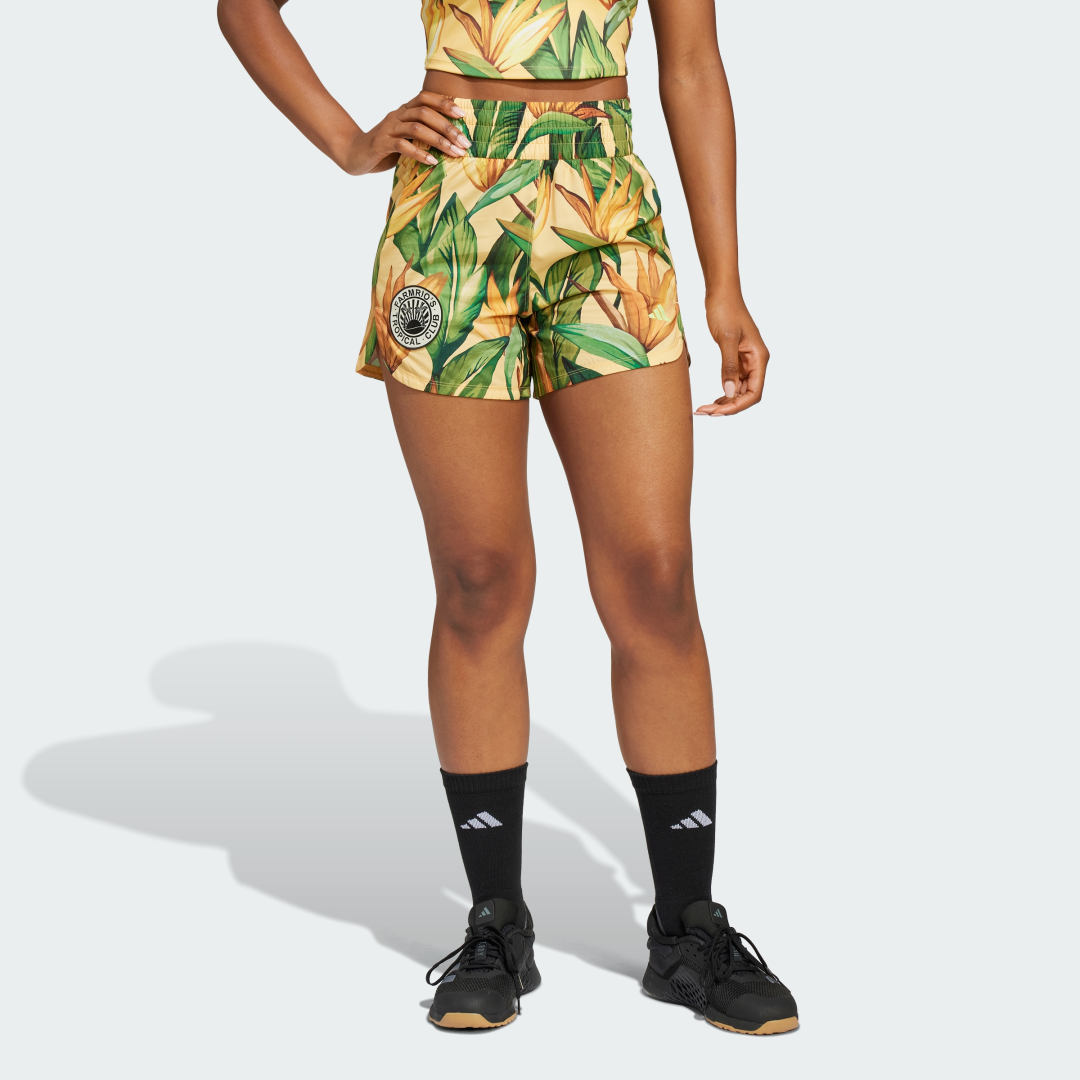Šortky adidas Performance adidas x FARM Rio Pacer Shorts Žltá | JD6278, 0