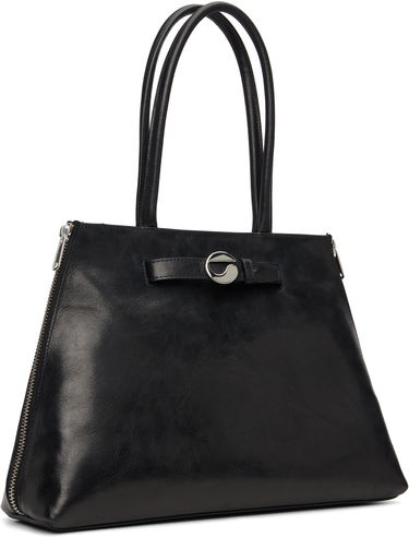 Kabelka Coperni Top Handle Data Bag with Metallic Clasp Čierna | COPBA121F6064, 1