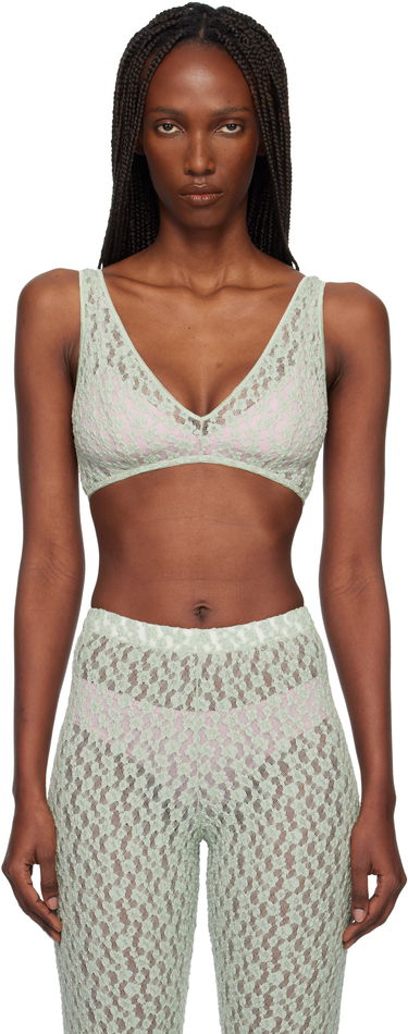 Podprsenka Baserange Crescent Lace Bralette Zelené | BRCR-LA-WI25, 0
