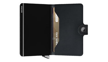 Peňaženka Secrid Premium Black Leather Mini Cardholder Čierna | MDu-Black, 4