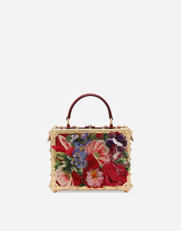 Kabelka Dolce & Gabbana Floral Embroidered Handbag Červená | BB5970AR1058U989, 3