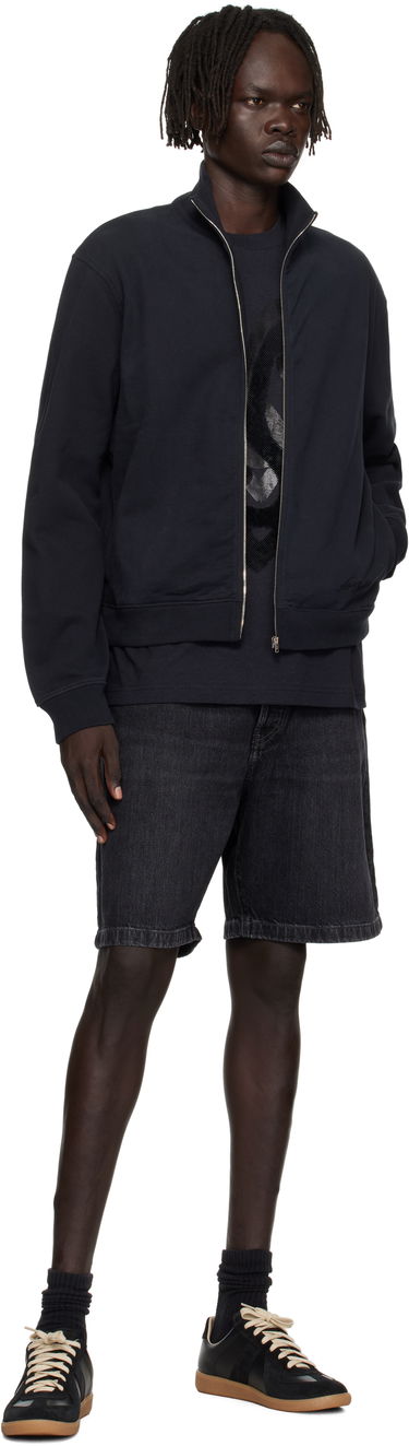 Mikina Acne Studios Acne Studios Zip-Up Sweatshirt Čierna | CI0200-, 3
