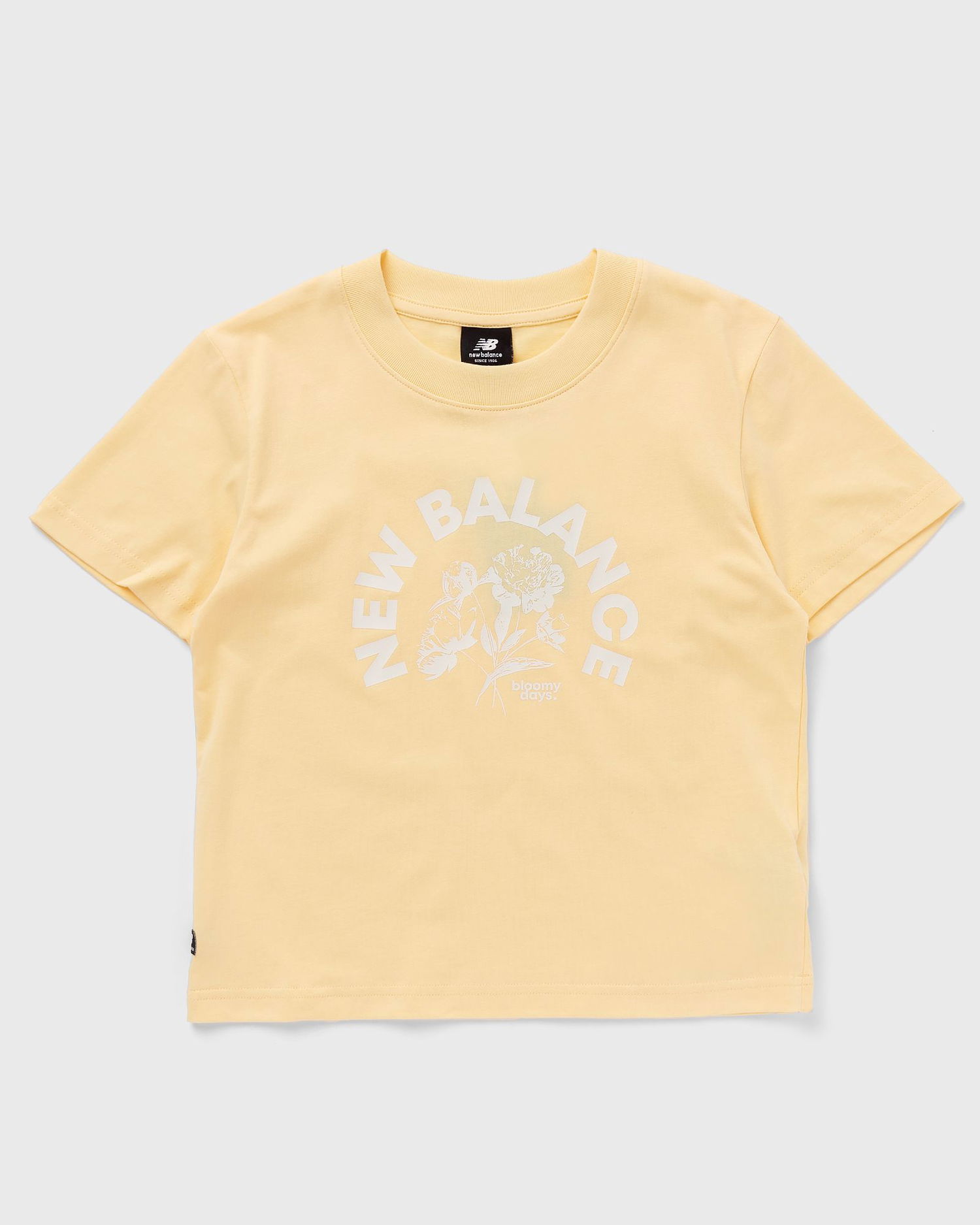 Tričko New Balance Bloomy Short Sleeve Boxy Tee Žltá | WT31554-RAW, 0