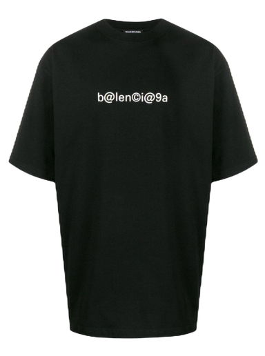 Tričko Balenciaga Large Fit Symbolic T-Shirt Čierna | 620969TIV501070